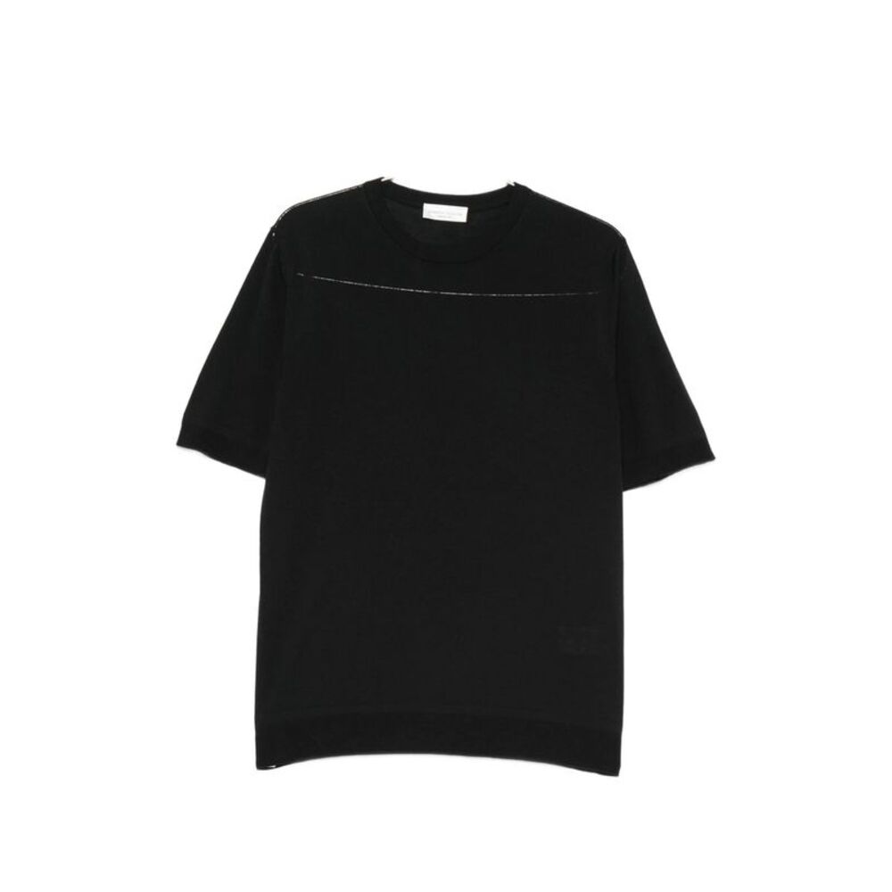 Roberto Collina Black T-Shirts & Vests - T-Shirts Men